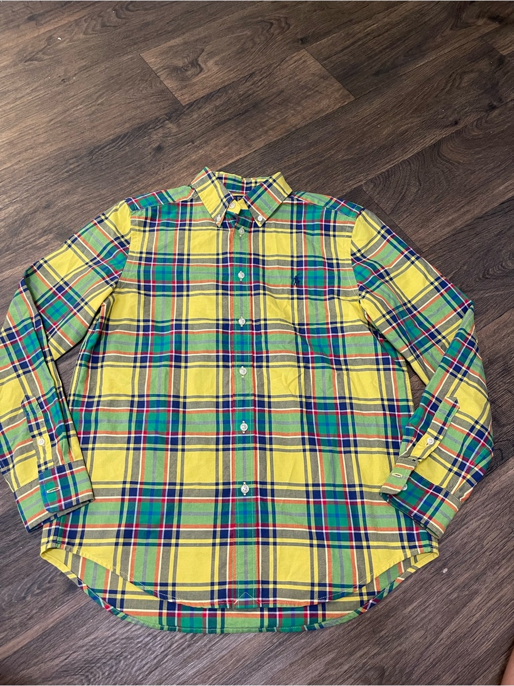 Polo Ralph Lauren-Boys L 14/16 plaid shirt